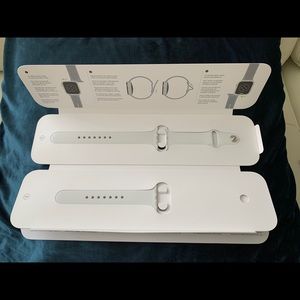 Genuine Apple Watch White Sport Band 44 mm S/M M/L